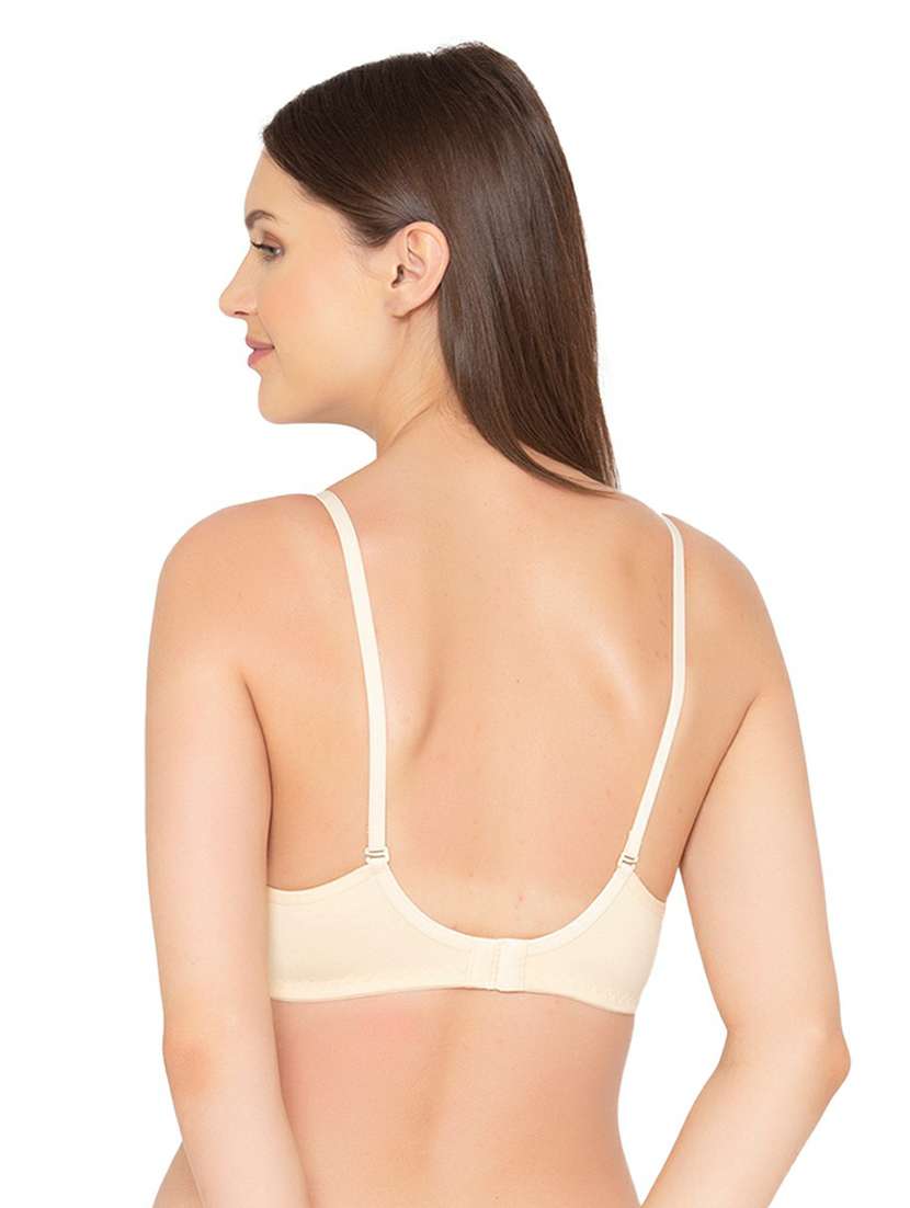 beige cotton tshirt bra - 19718428 -  Standard Image - 3