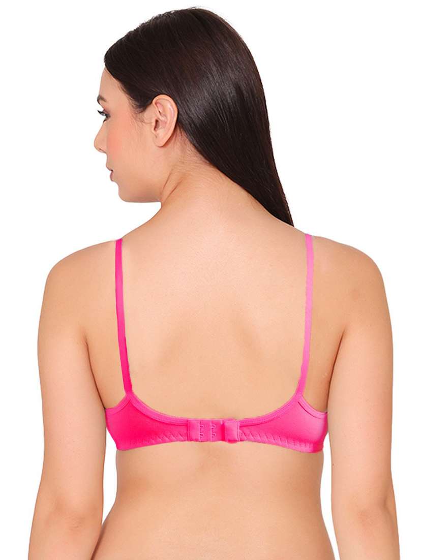 pink cotton tshirt bra - 19718438 -  Standard Image - 3