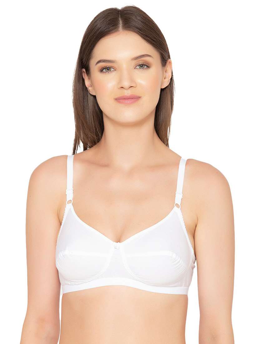 white cotton tshirt bra