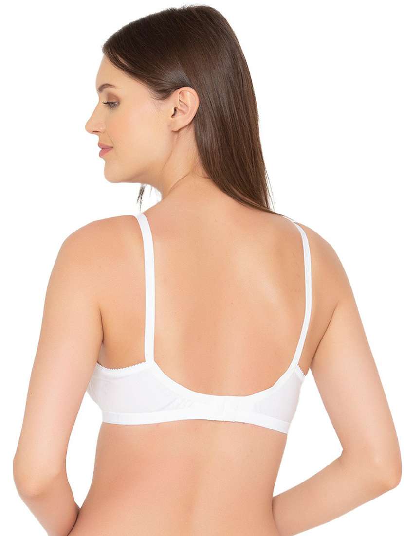 white cotton tshirt bra - 19718449 -  Standard Image - 3