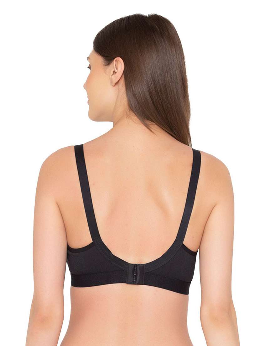 black cotton blend tshirt bra - 19718483 -  Standard Image - 3
