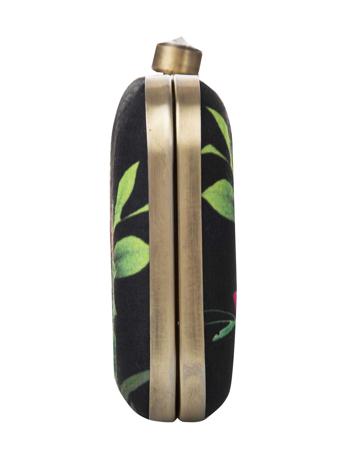 black fabric box clutch - 19718668 -  Standard Image - 5