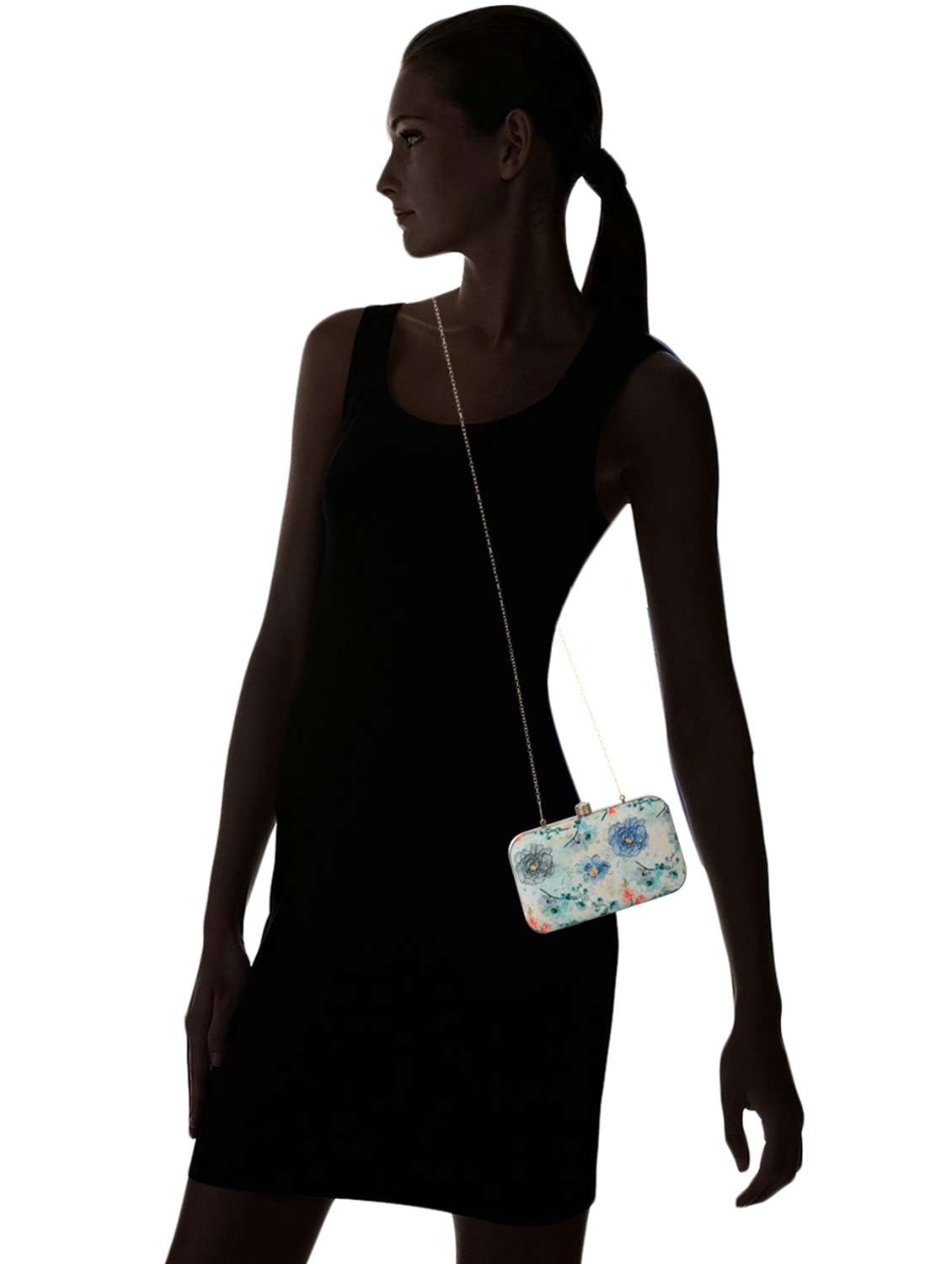 women floral printed box clutch - 19718669 -  Standard Image - 8