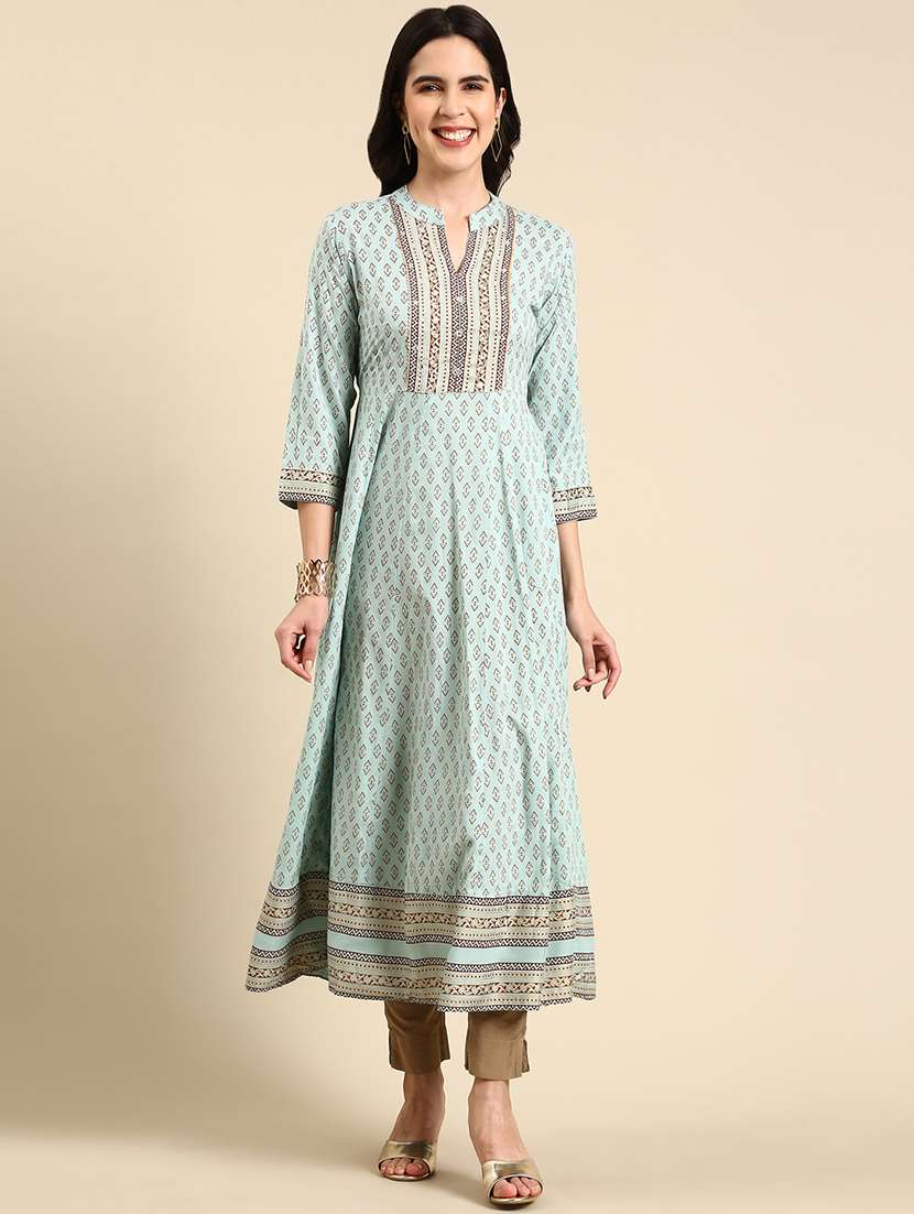 women's flared kurta - 19719220 -  Zoom Image - 0