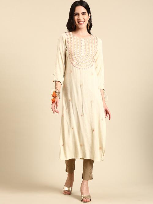 women's straight kurta - 19719244 -  Standard Image - 0