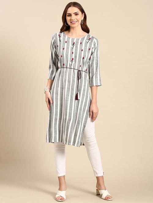 women's straight kurta - 19719255 - Standard Image - 0
