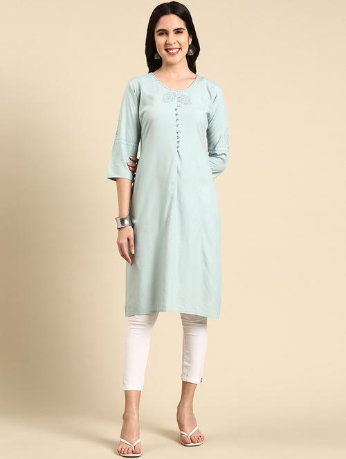 women's straight kurta - 19719261 -  Standard Image - 0