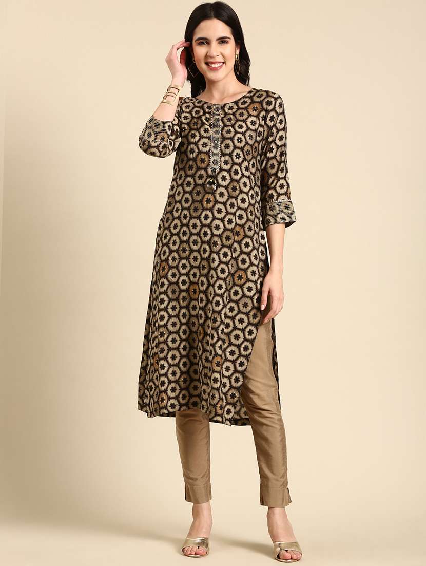 women's straight kurta - 19719283 -  Zoom Image - 0