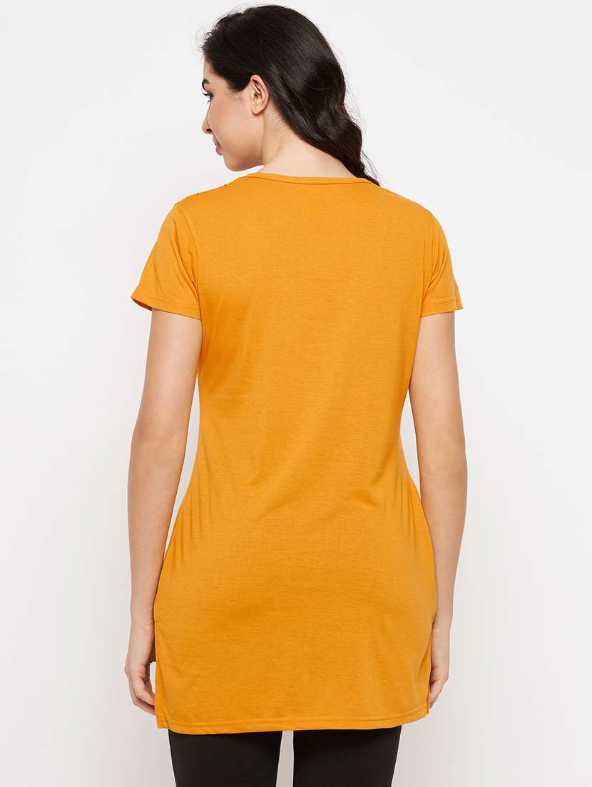 yellow cotton regular tshirt - 19719919 -  Standard Image - 3