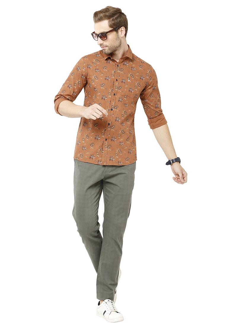 mens florals casual shirt - 19722449 - Standard Image - 3