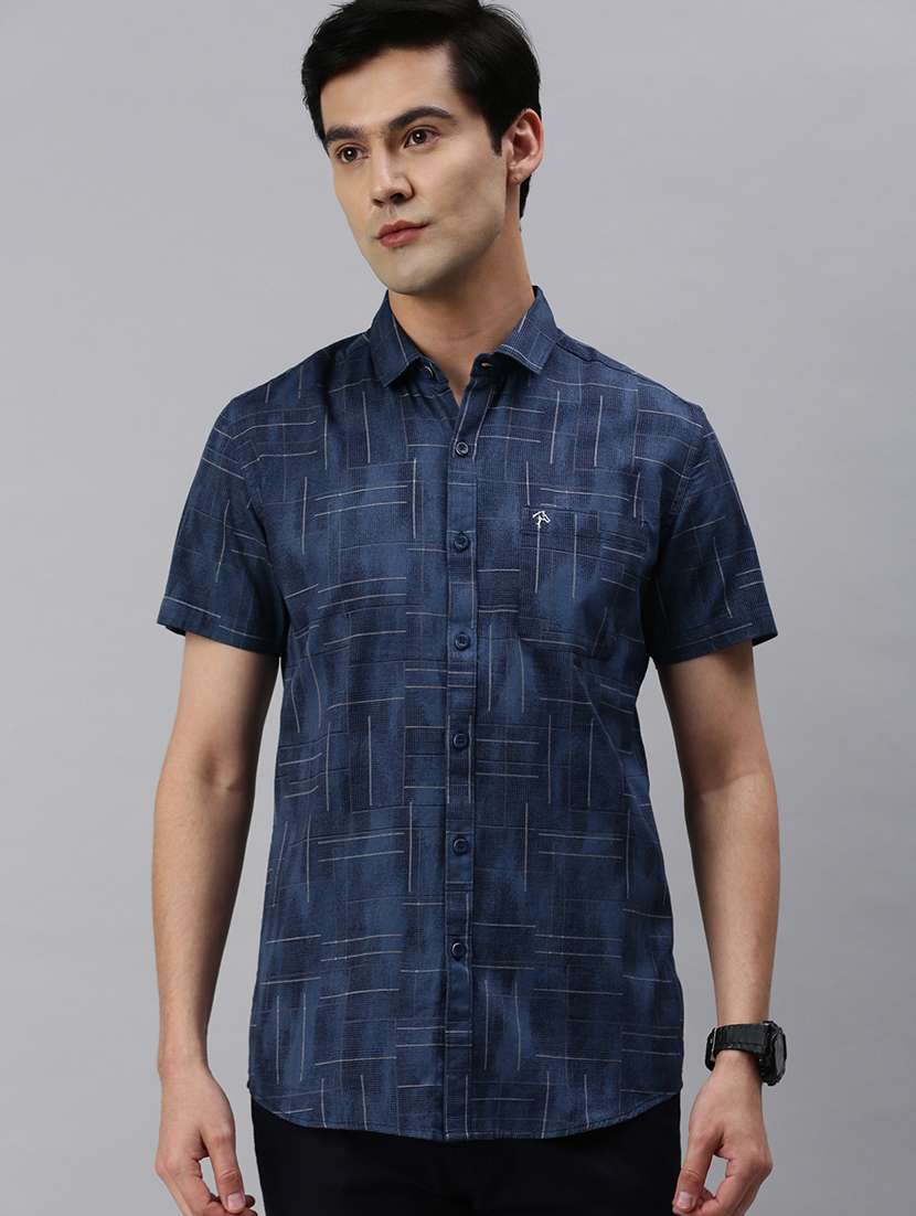 mens printed casual shirt