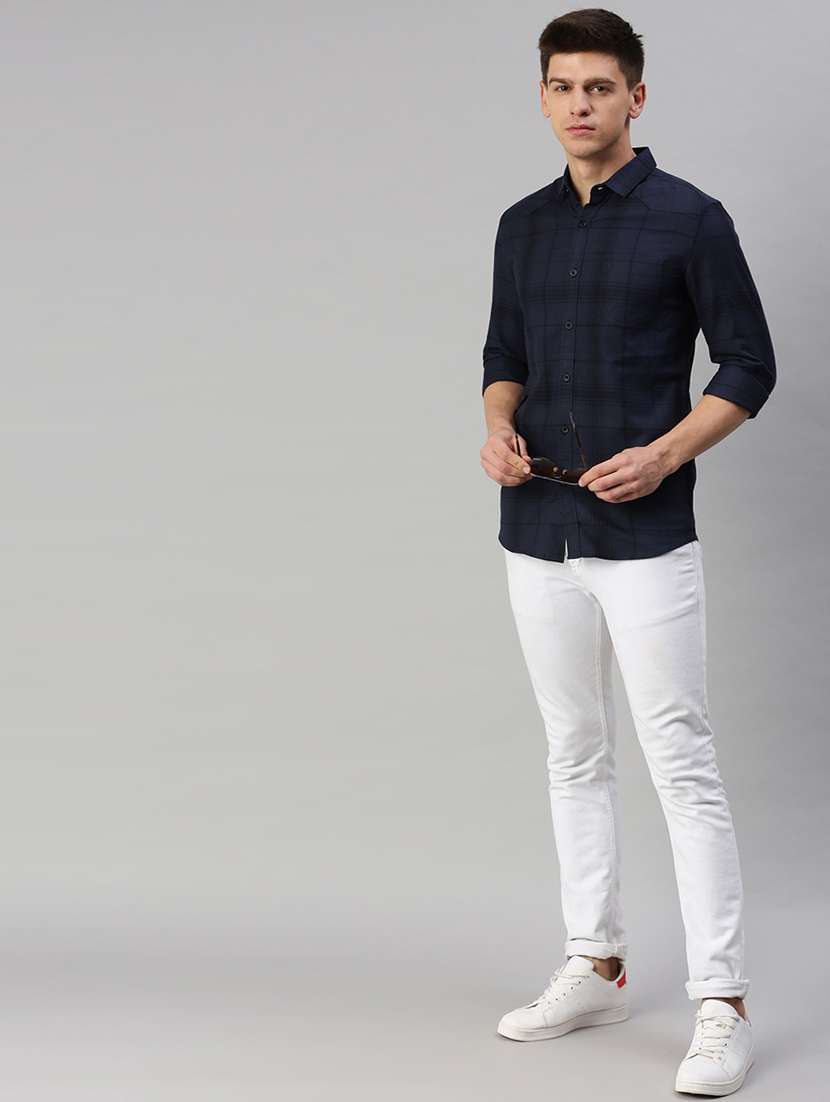 mens checks casual shirt - 19722499 -  Standard Image - 3