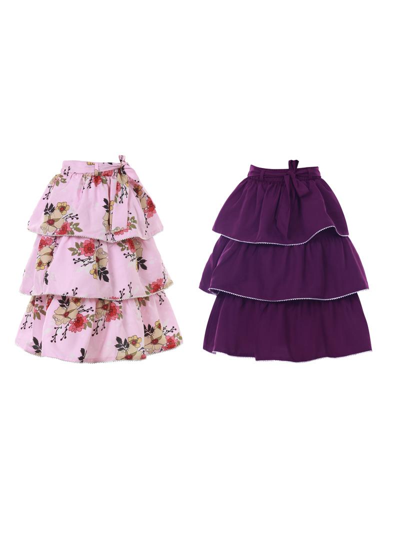 girls printed skirts combo - 19722672 - Zoom Image - 0