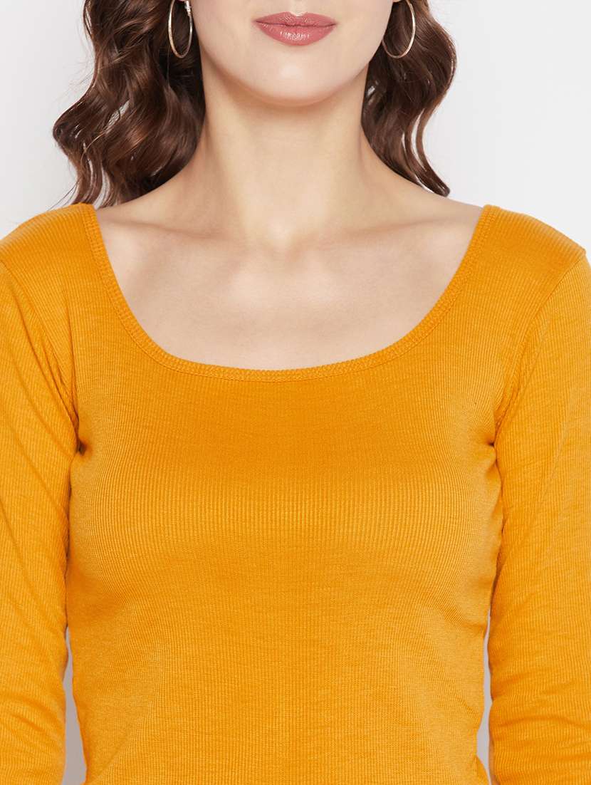 women's crop scoop neck top - 19723840 -  Standard Image - 5