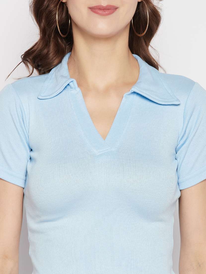 women's regular collared top - 19723841 -  Standard Image - 5