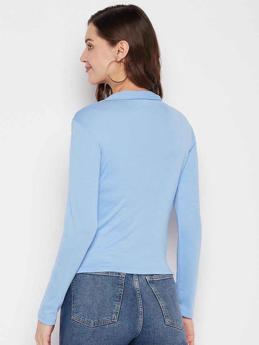 women's regular collared top - 19723851 - Standard Image - 3