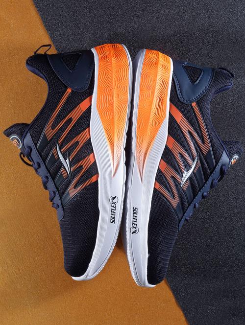 navy mesh sport shoes - 19724046 -  Standard Image - 0