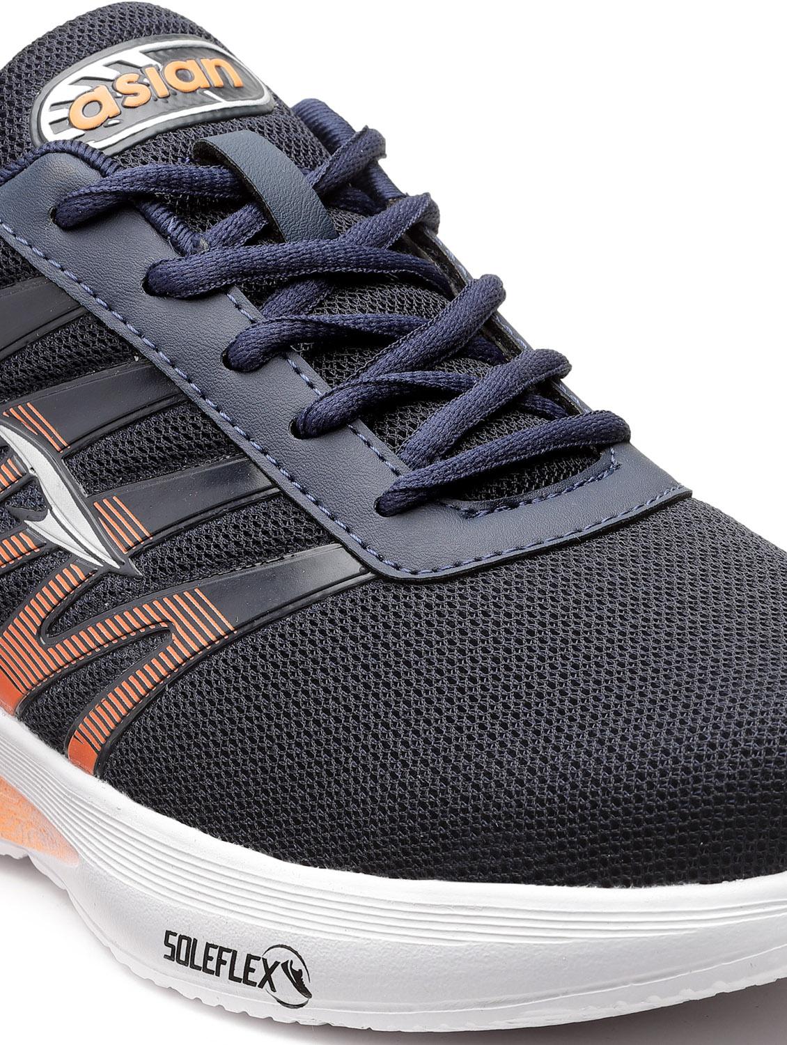 navy mesh sport shoes - 19724046 - Standard Image - 5