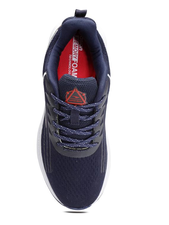 navy mesh sport shoes - 19724050 - Standard Image - 3