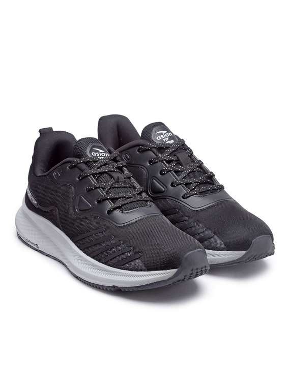 Buy online Grey Mesh Sport Shoes from Footwear for Men by Asian