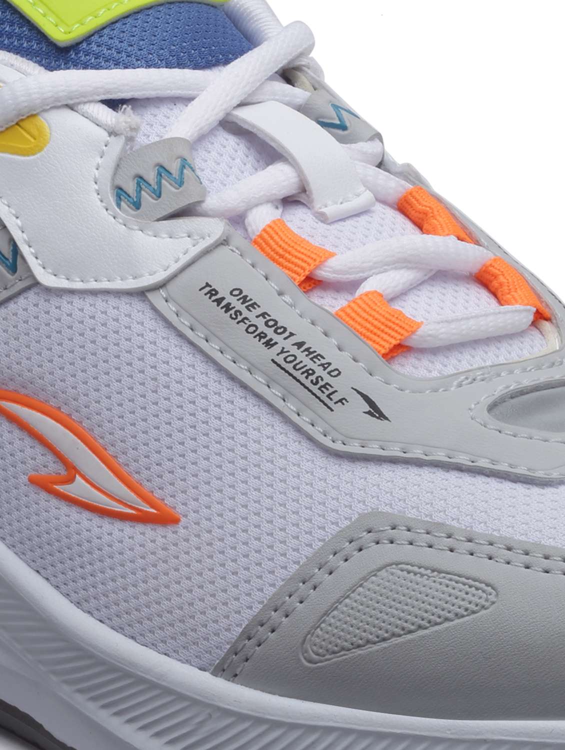 White Lace Up Sport Shoe