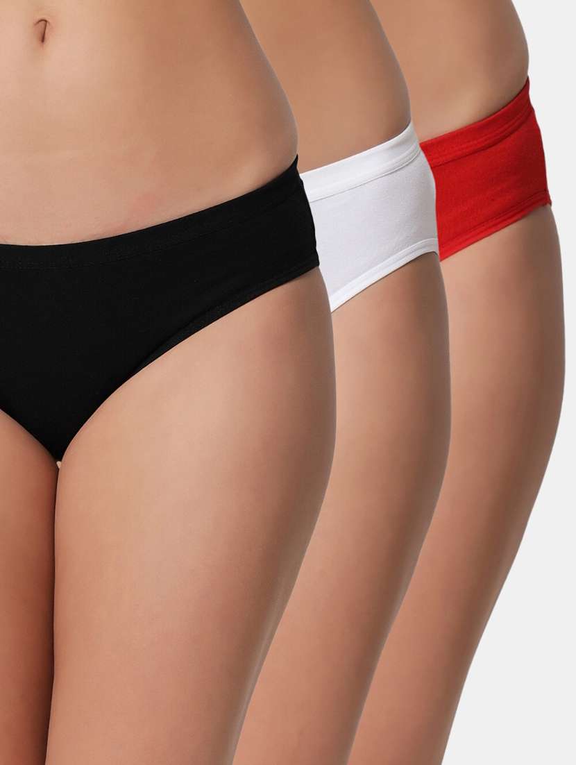 pack of 3 solid panty