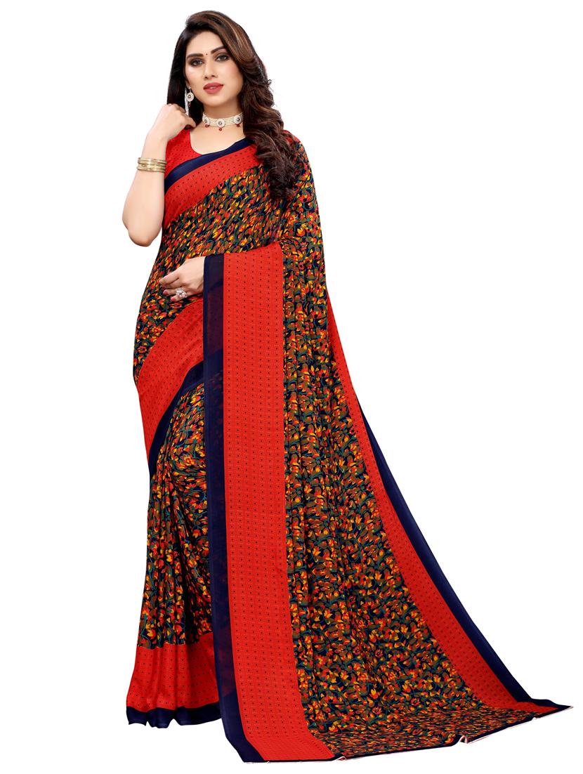 floral printed saree - 19726522 -  Zoom Image - 0