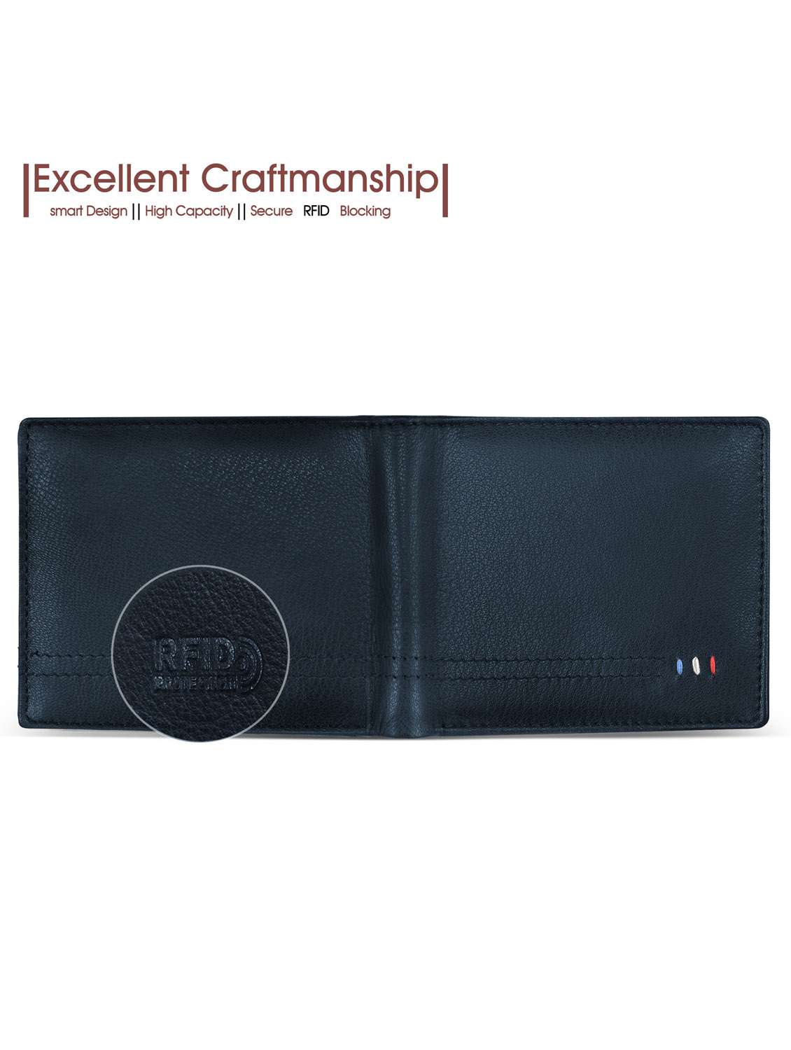 leather wallet with belt - 19731823 - Standard Image - 3