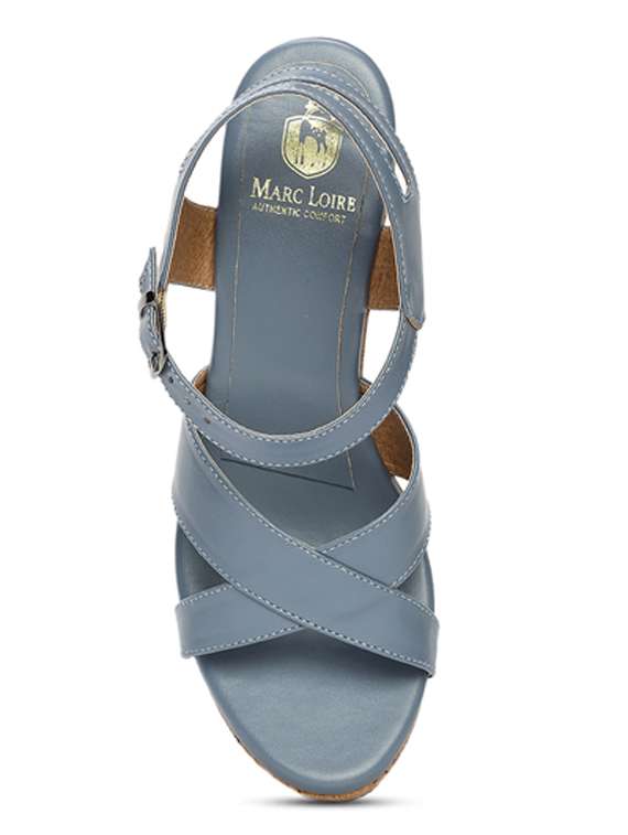 solid ankle strap wedge - 19733983 -  Standard Image - 3