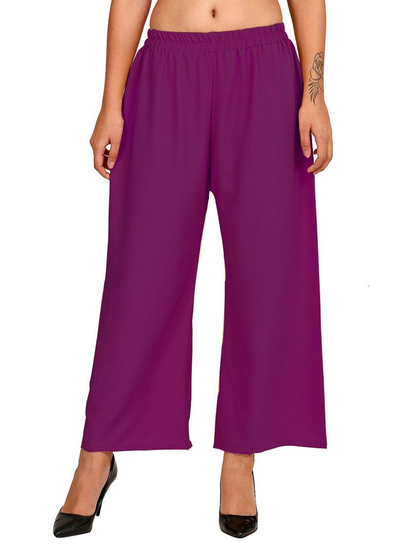 solid kurta palazzo set - 19735744 - Standard Image - 3