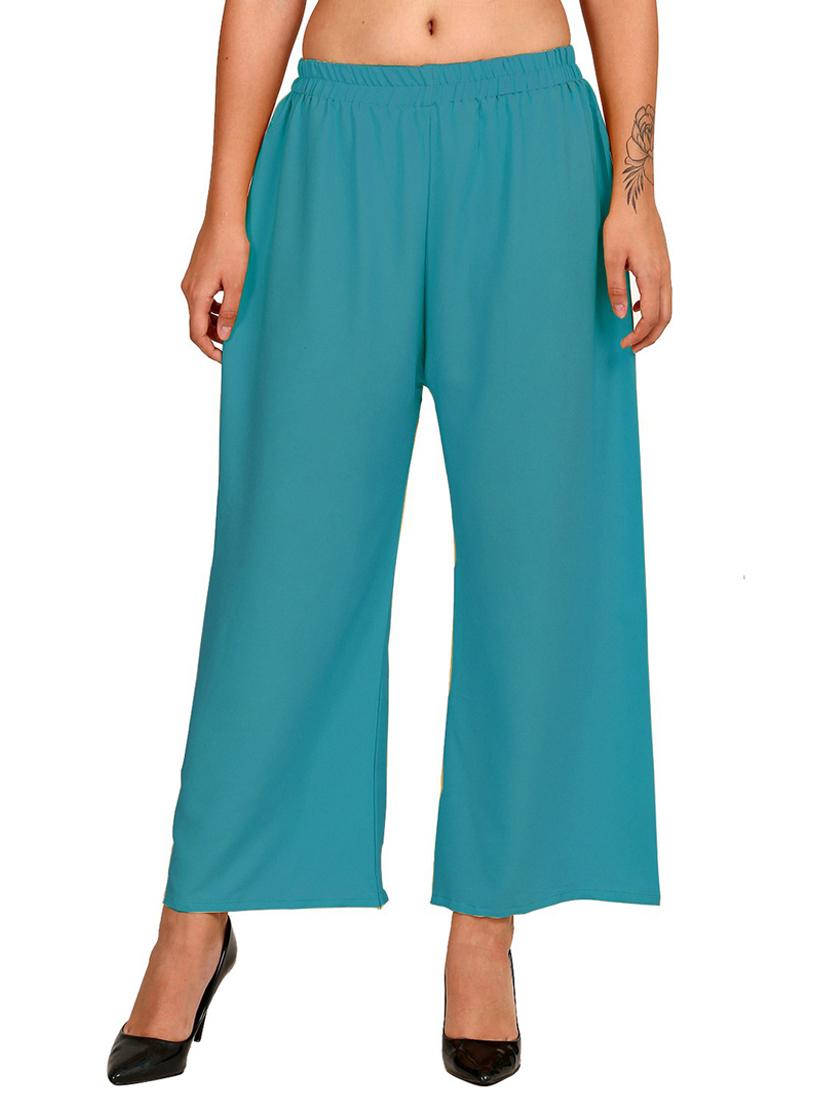 solid kurta palazzo set - 19735753 - Standard Image - 3