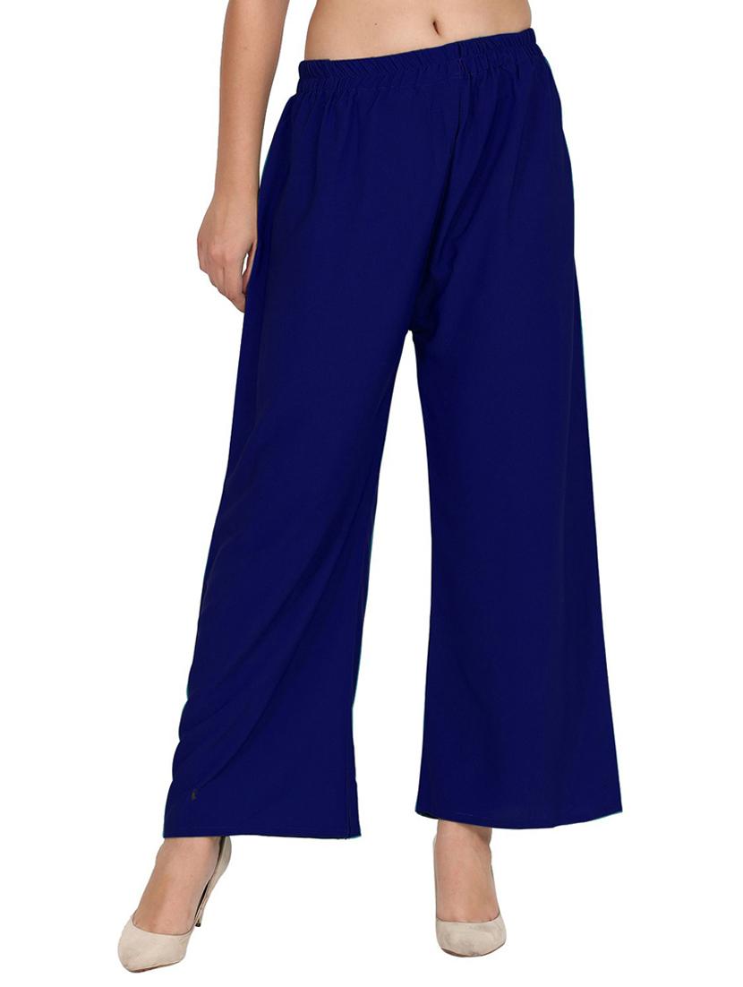 solid kurta palazzo set - 19735761 - Standard Image - 3