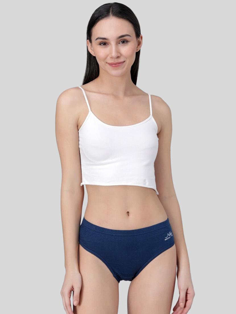 blue cotton bikini panty - 19738601 - Standard Image - 3