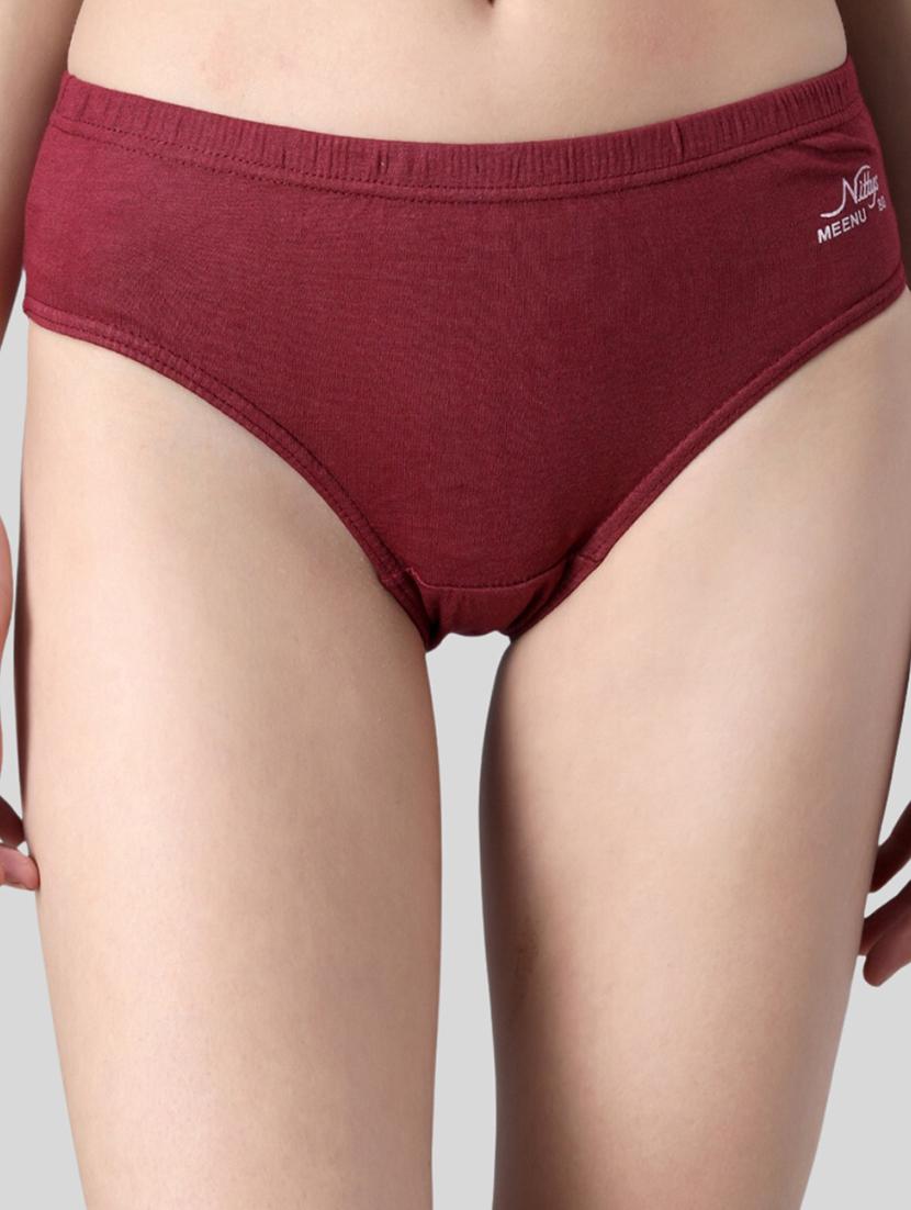 red cotton bikini panty - 19738605 - Zoom Image - 0