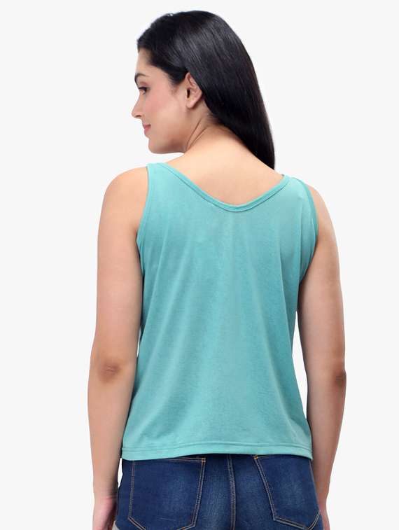 women's tank top v neck top - 19738609 -  Standard Image - 3