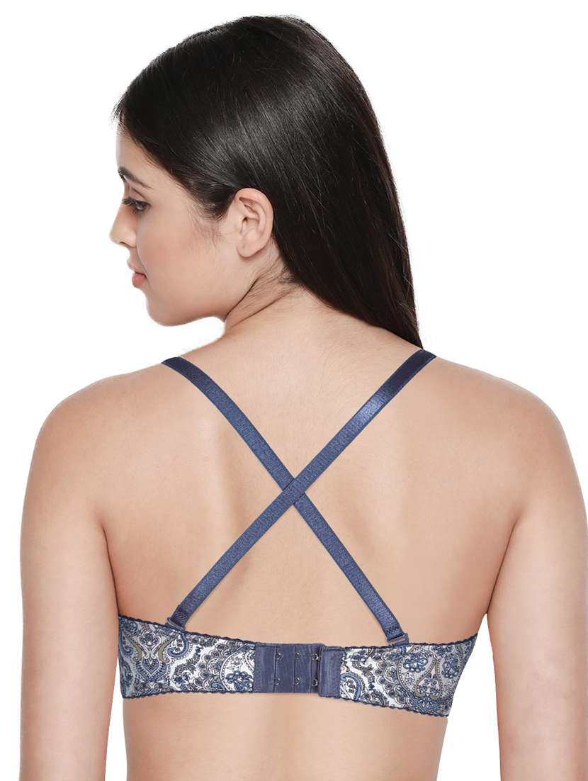 blue nylon tshirt bra - 19740088 -  Standard Image - 3