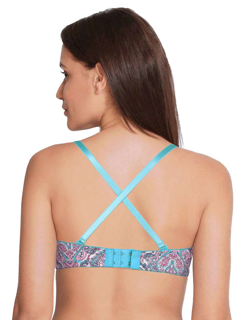 blue nylon tshirt bra - 19740089 - Standard Image - 3