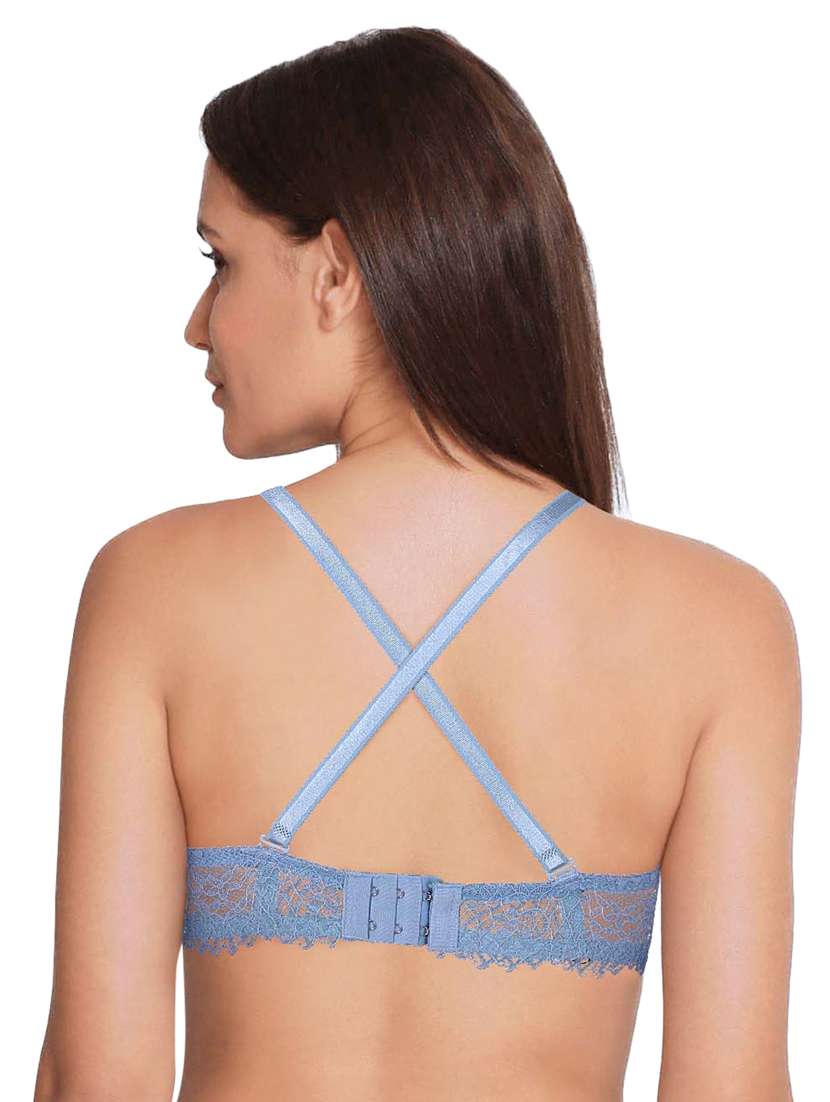 blue nylon tshirt bra - 19740095 -  Standard Image - 3