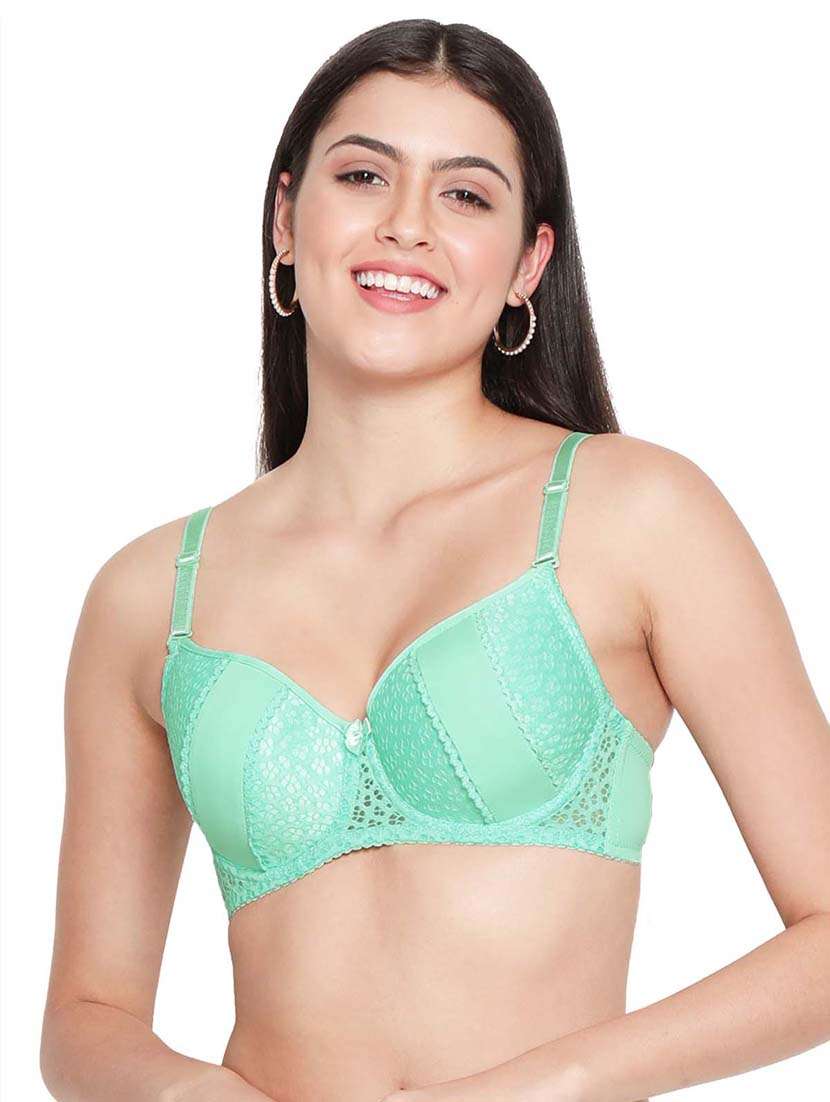 blue nylon tshirt bra - 19740137 -  Zoom Image - 0