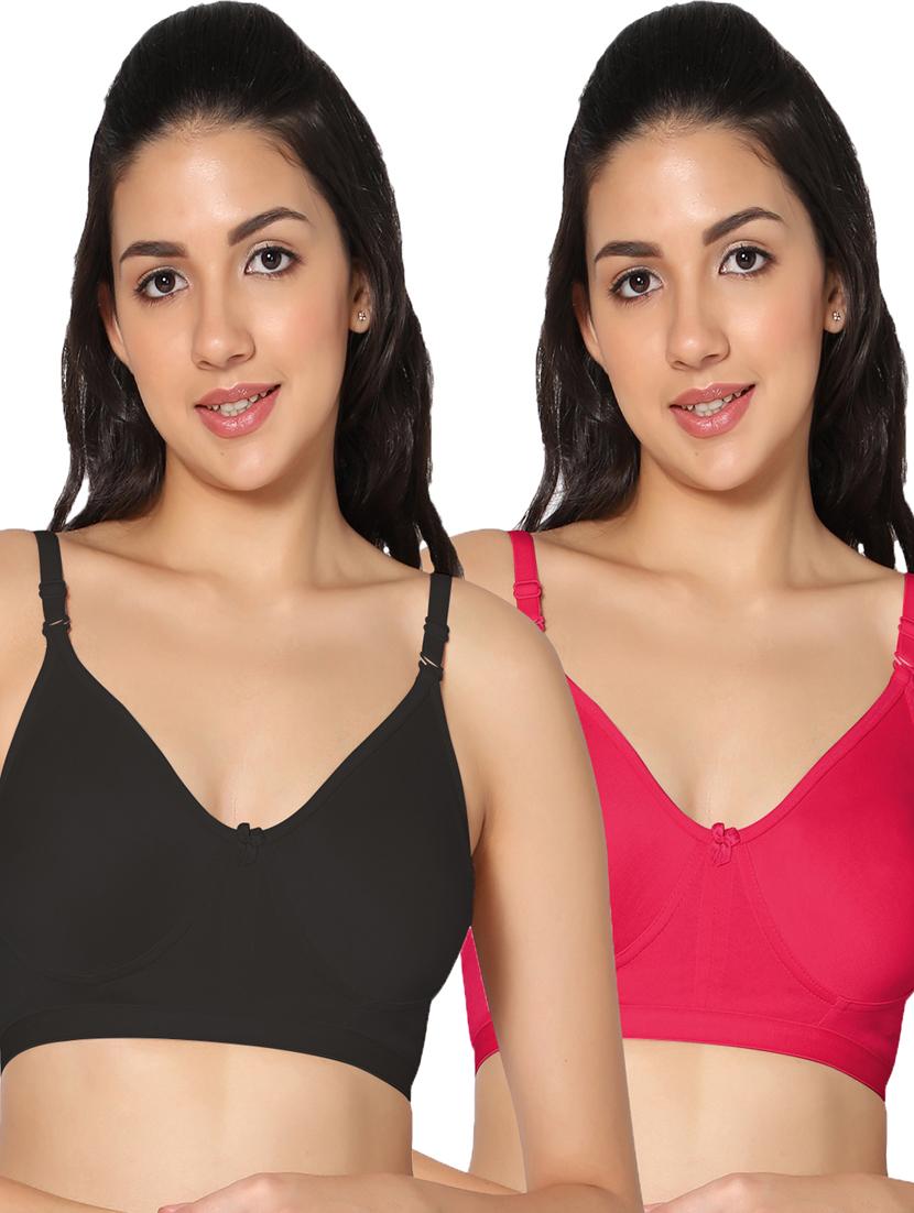 pack of 2 solid t-shirt bra - 19741370 - Zoom Image - 0