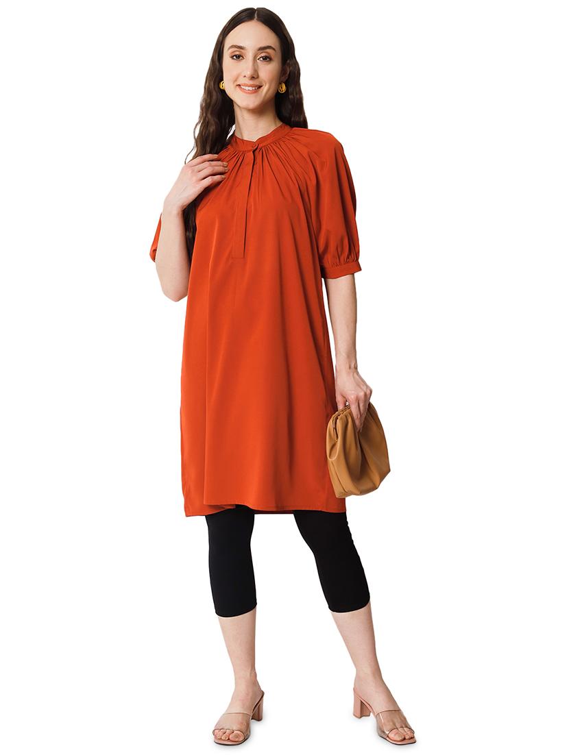 women's shift solid dress - 19743050 - Standard Image - 3