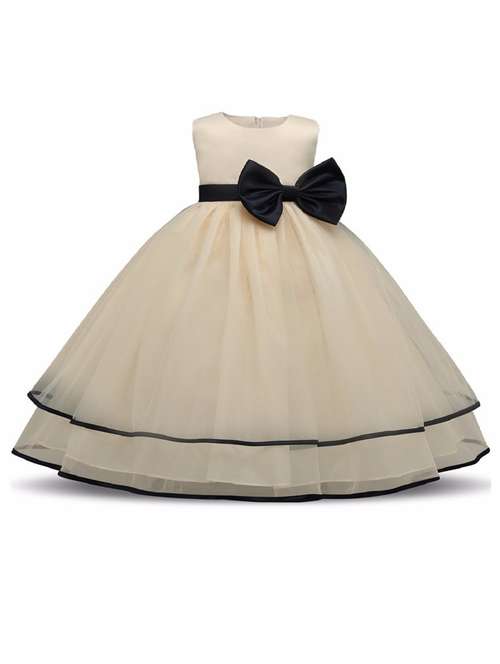 girls round neck sleeveless frock - 19743340 -  Standard Image - 0