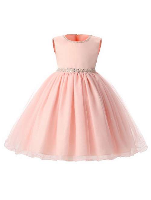 girls round neck sleeveless frock - 19743342 -  Standard Image - 0