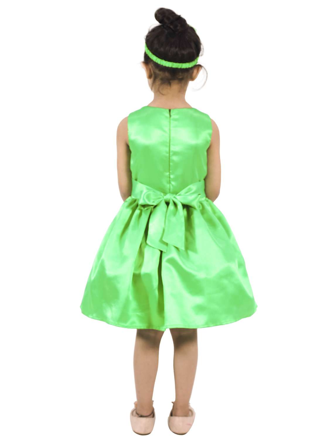 girls v neck sleeveless frock - 19743449 -  Standard Image - 3