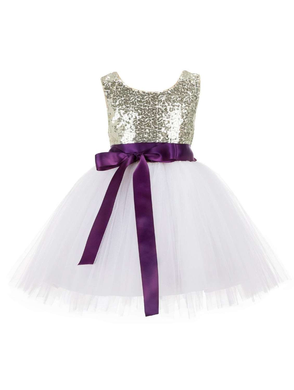 girls round neck sleeveless frock