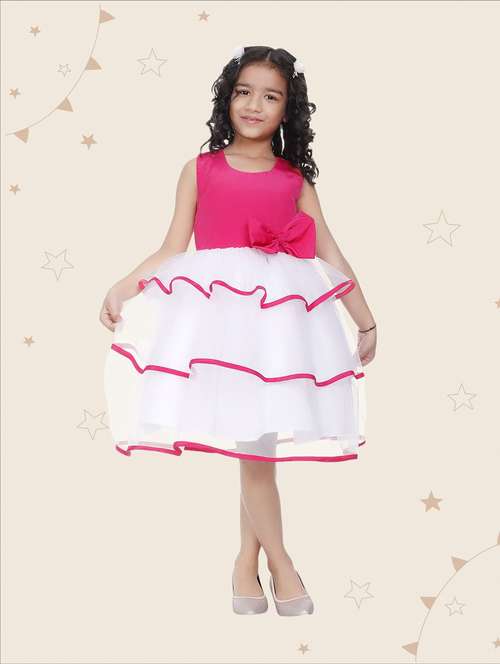 girls round neck sleeveless frock - 19743815 -  Standard Image - 0