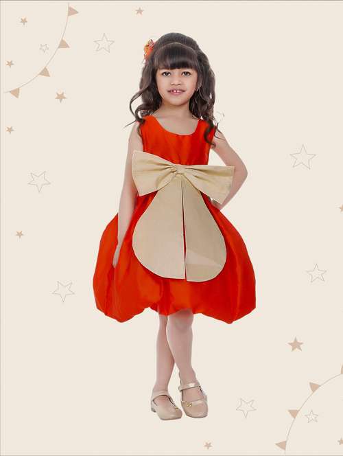 girls round neck sleeveless frock - 19743816 - Standard Image - 0