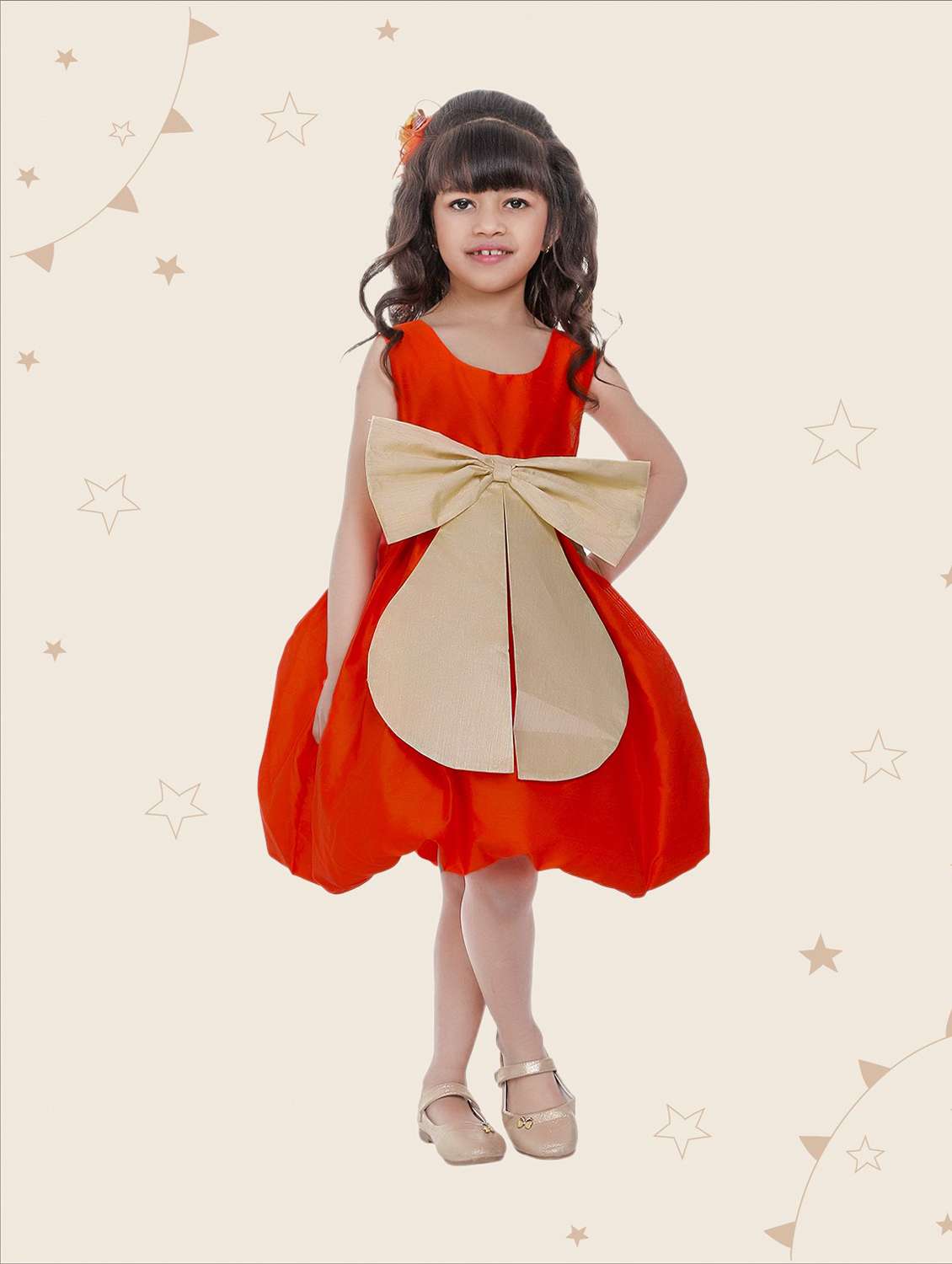 girls round neck sleeveless frock - 19743816 - Zoom Image - 0