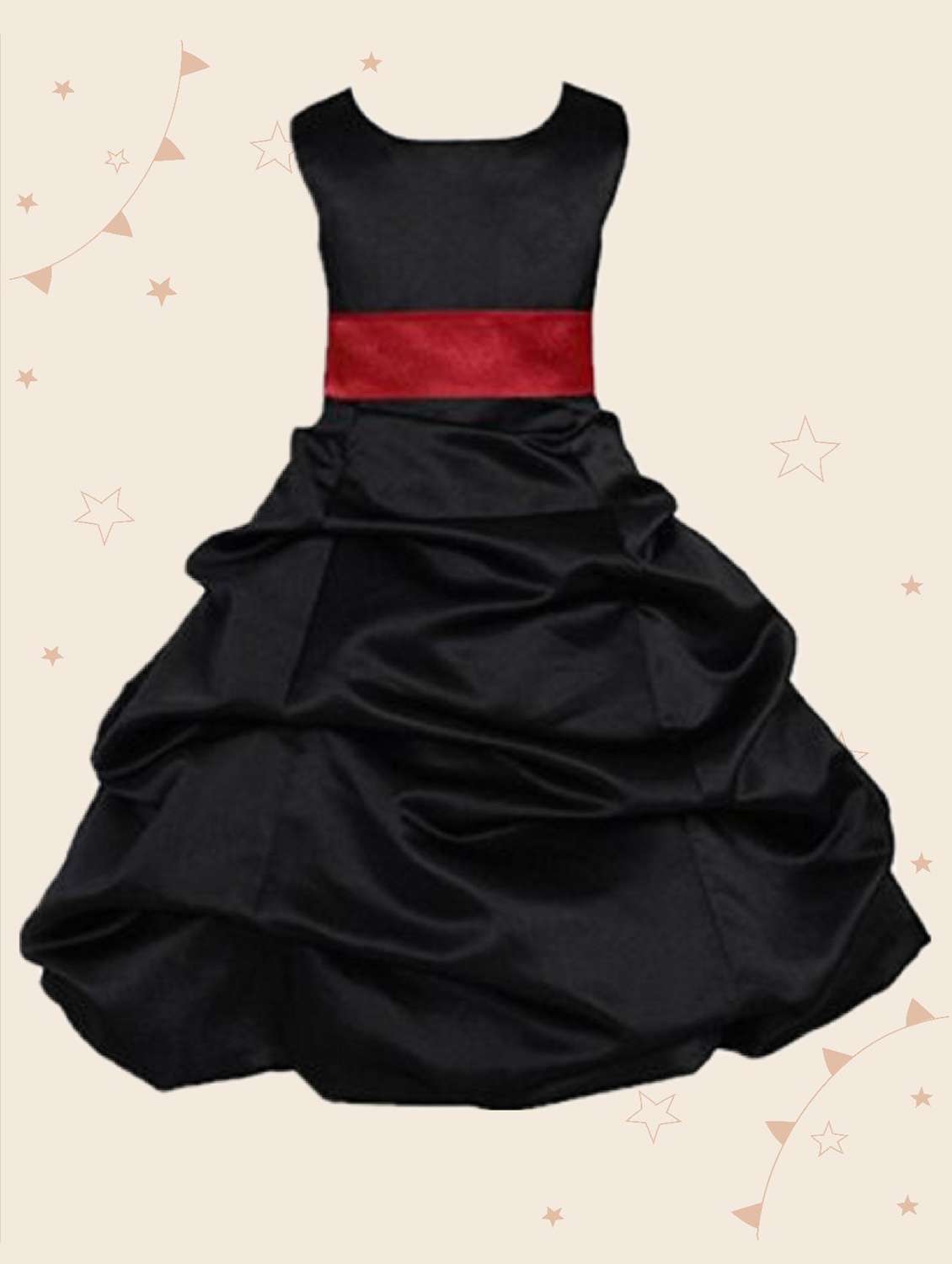 girls round neck sleeveless frock