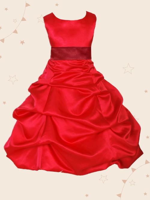 girls round neck sleeveless frock - 19743857 - Standard Image - 0
